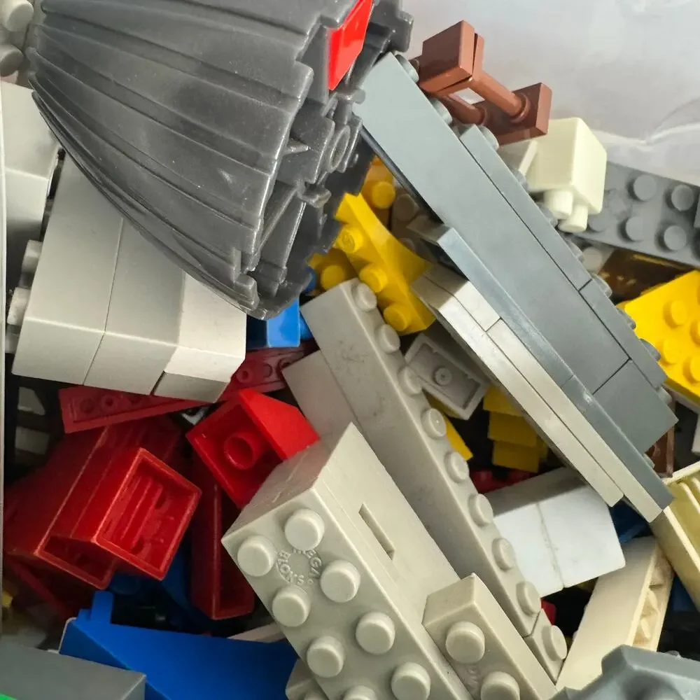 LEGO Bulk Lot 6 Lbs Mixed Bricks Plates Pieces Jet Plane Parts Genuine‎